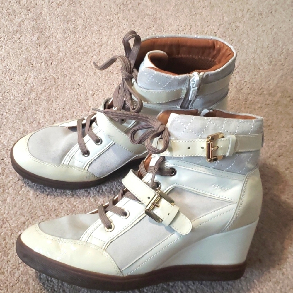 Geox Elani Wedge Sneakers - Picture 2 of 13
